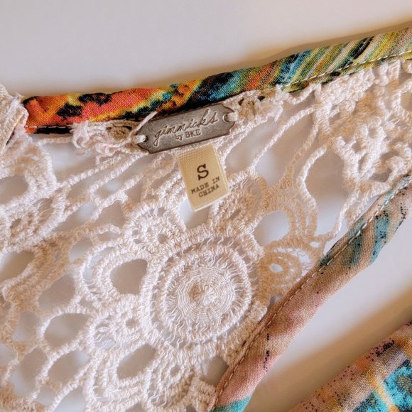 gimmicks BKE Top Lace Beading Sleeveless S - Picture 8 of 11